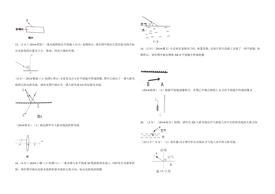 光学作图题没答案_第2页