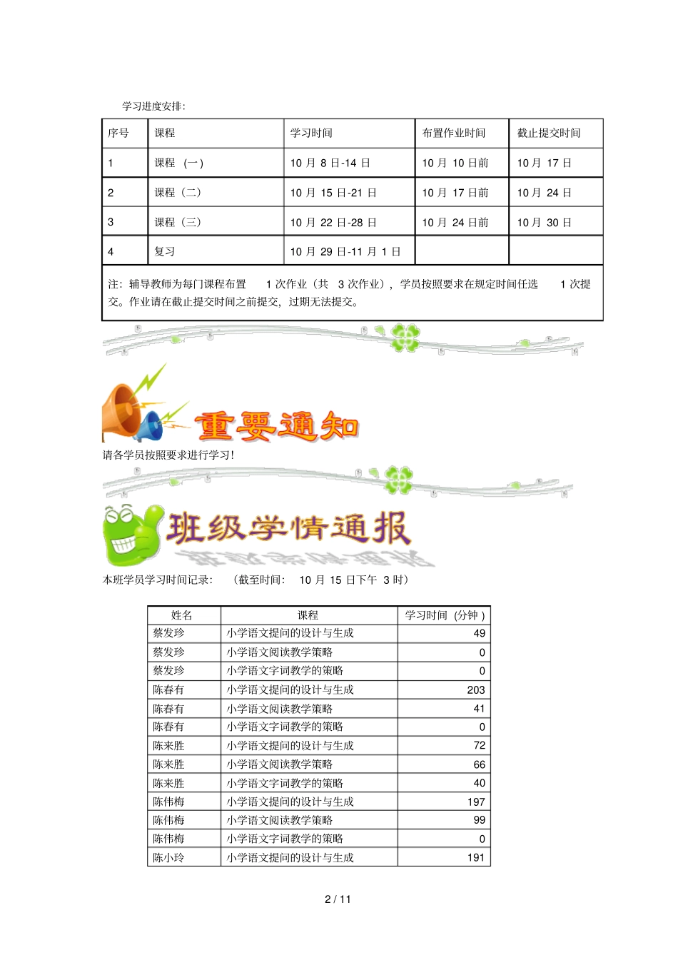 欢迎小语七班的各学员我们有缘在一起快乐学习共同进步_第2页