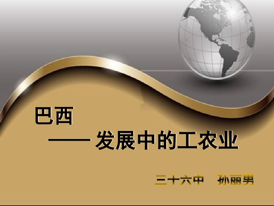 新巴西发展中的工农业36中_第2页