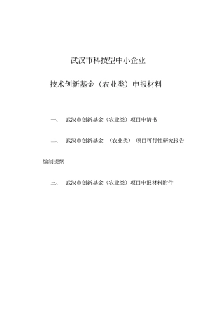 武汉科技型中小企业汇总