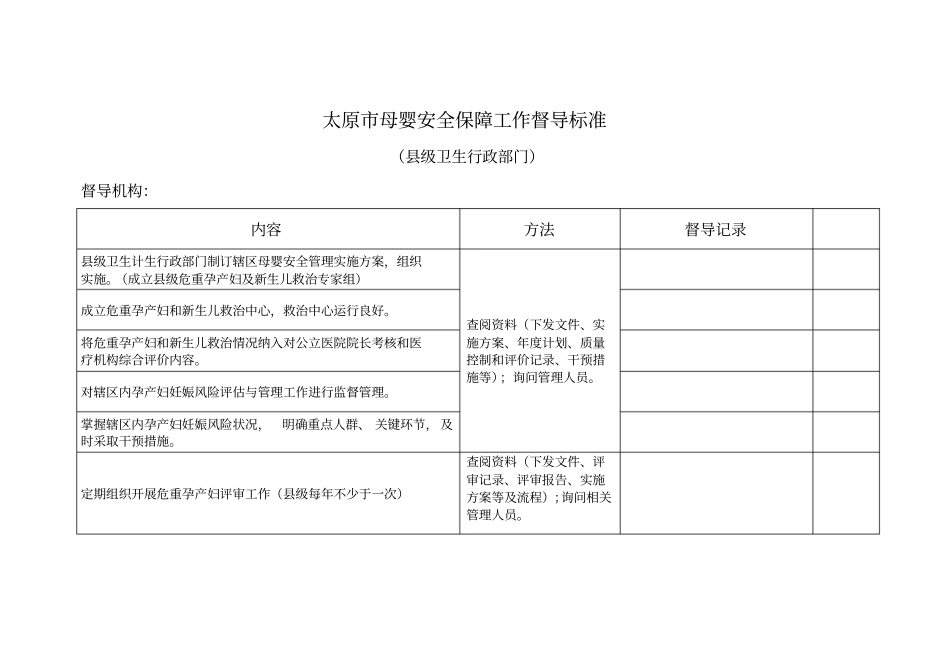 母婴安全督导标准_第1页