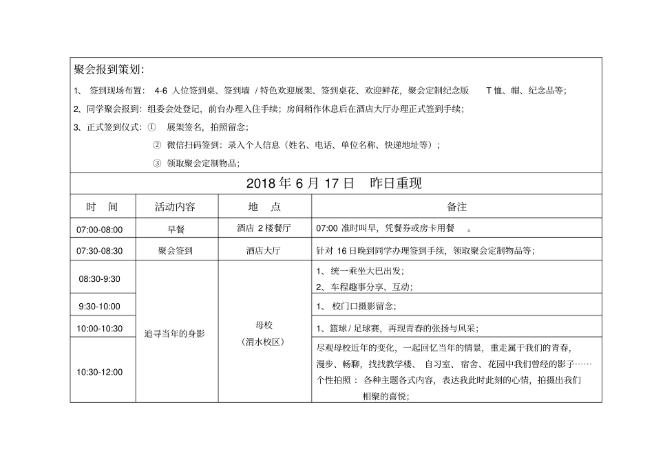 毕业10年同学聚会活动方案_第2页
