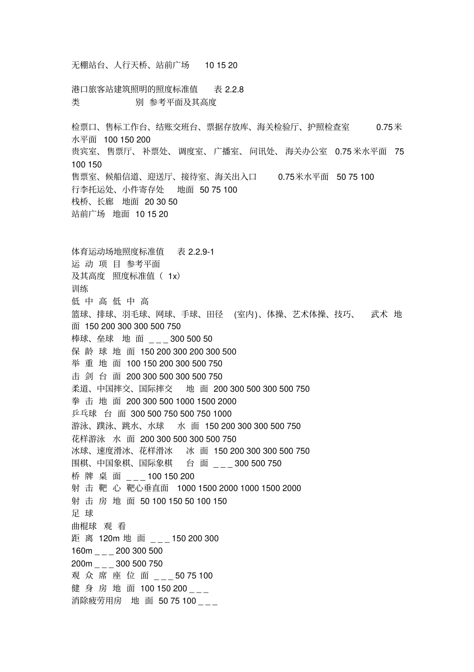 民用建筑照明设计标准_第3页