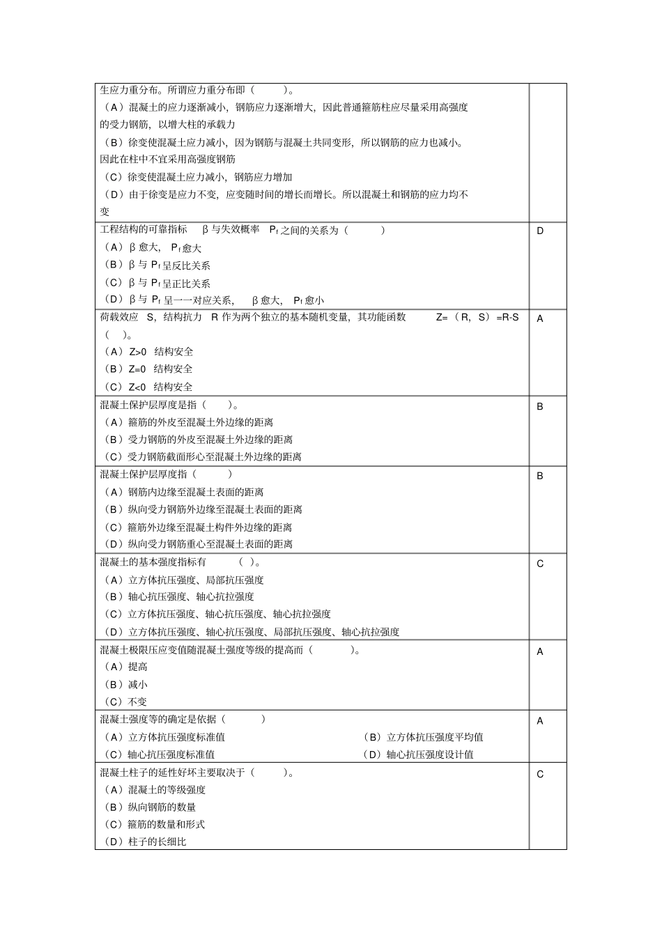 水工钢筋混凝土结构复习思考题第四版_第3页