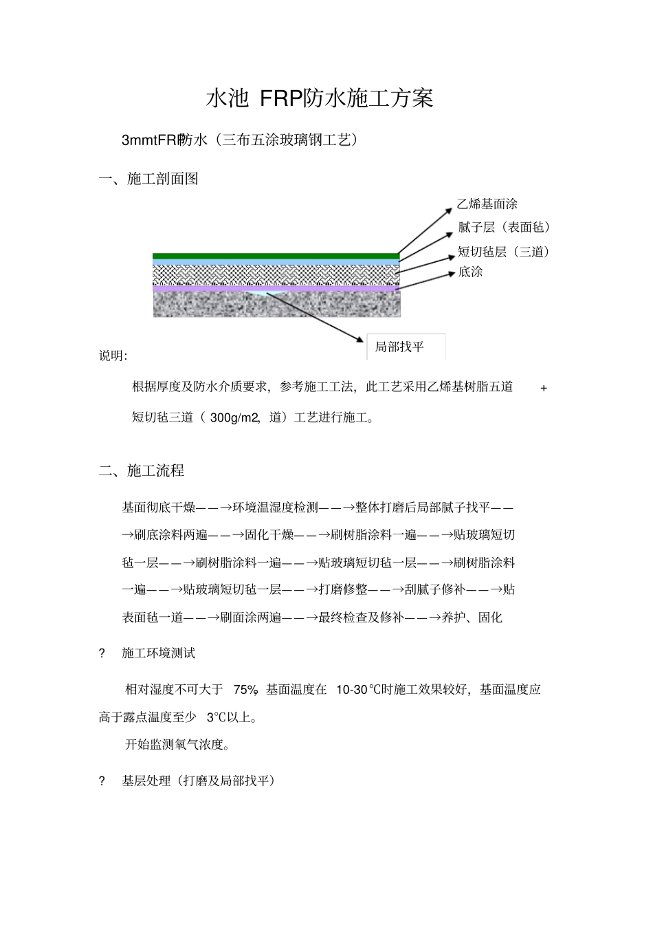 水池FRP防水施工方案_第2页