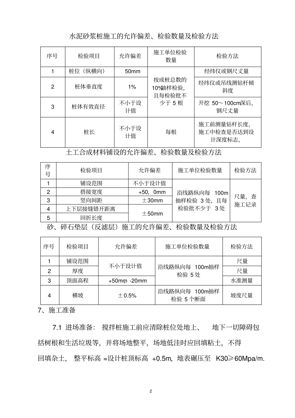 水泥砂浆桩专项施工方案_第3页