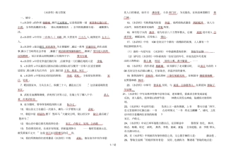 水浒传练习及标准答案汇总