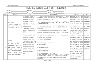 水轮机回装作业指导书