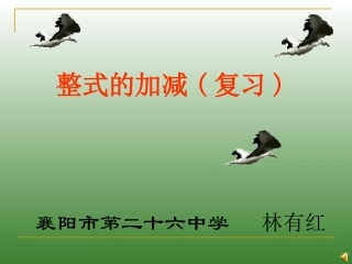 整式的加减复习课件1105