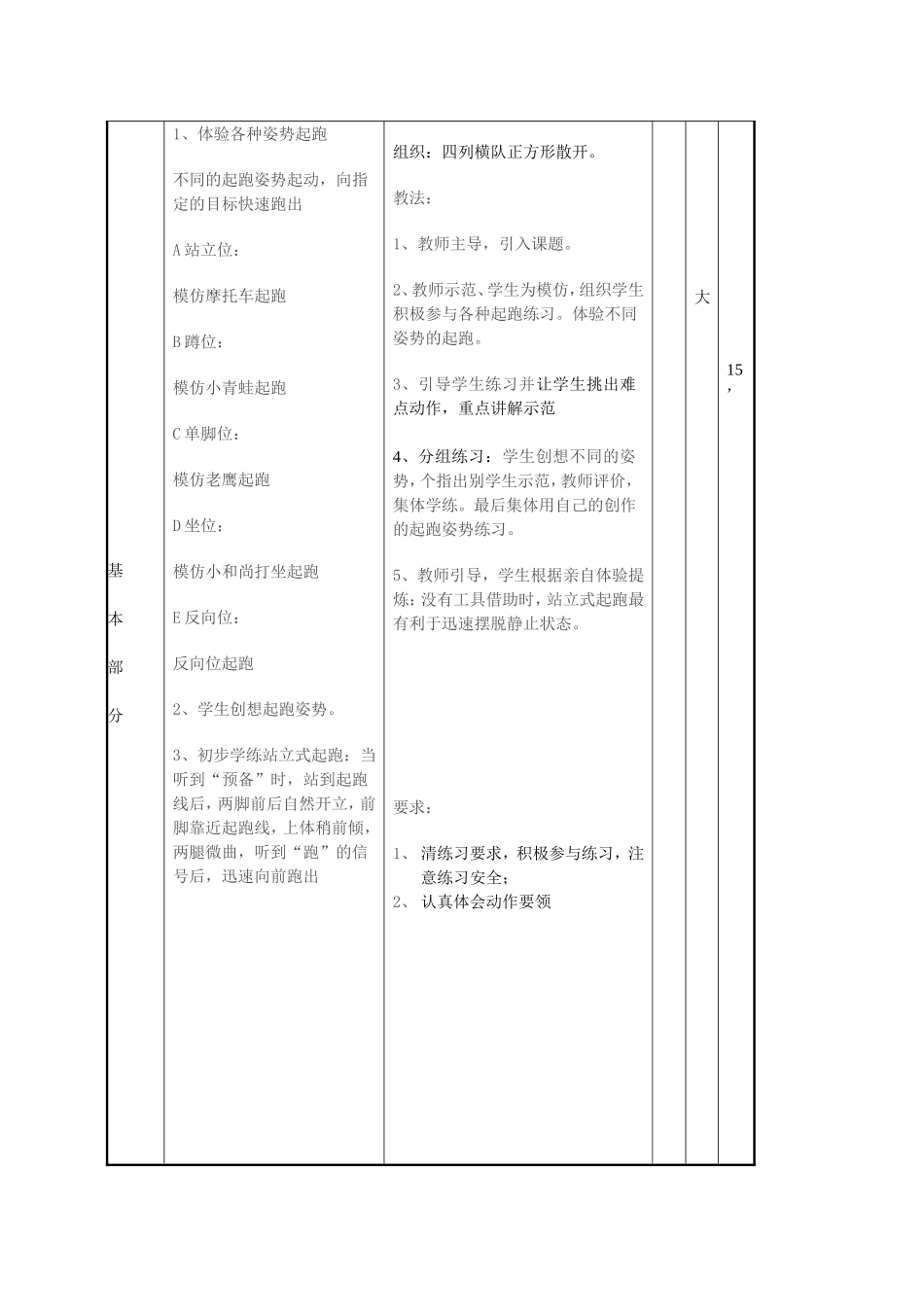 多种姿势起跑教案_第2页