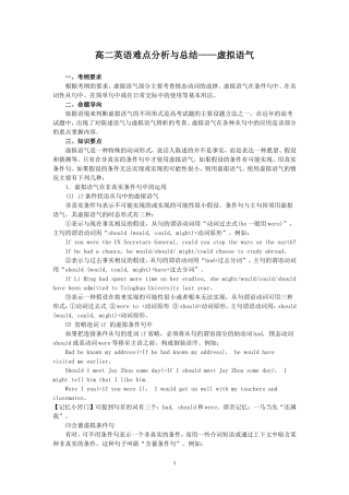 虚拟语气教学