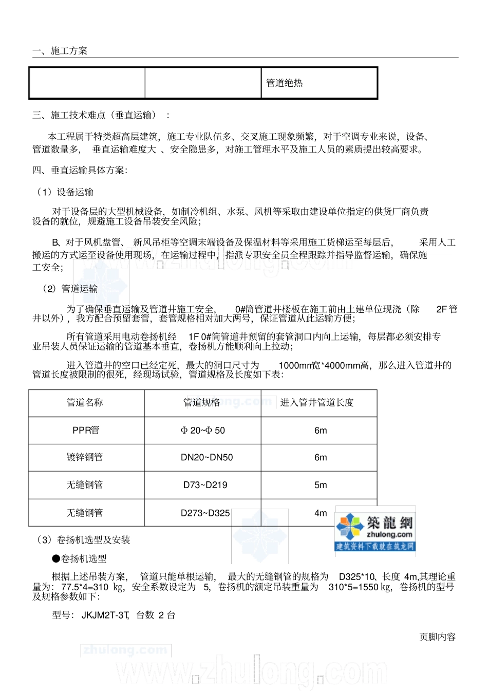 江苏某超高层垂直运输施工方案高度328m_secret_第2页