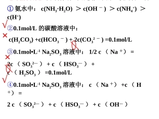 水溶液中的各个考点