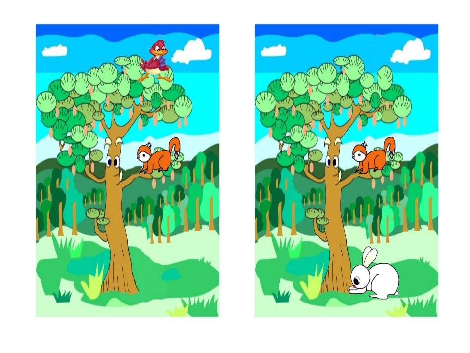 大班数学(上下、前后、左右、位置)演示课件2_第2页