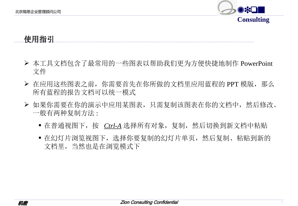 非常专业的PPT制作工具集_第1页