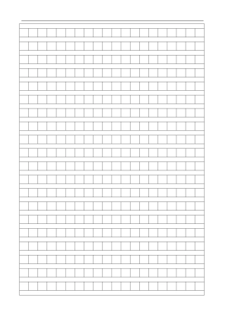 字作文稿纸A打印模板