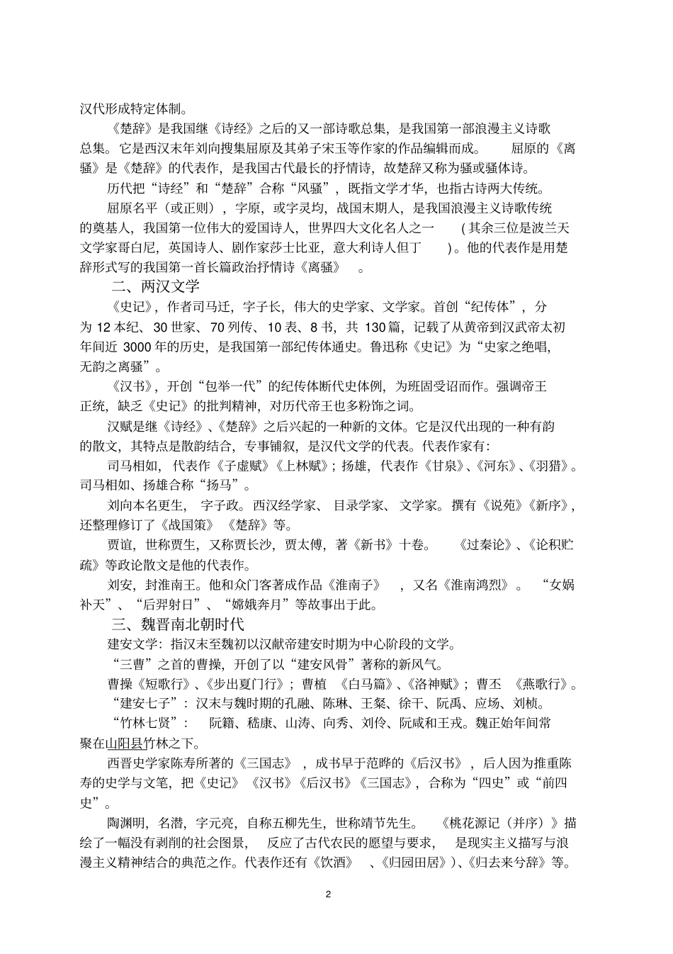 江苏高考附加题文学常识_第2页