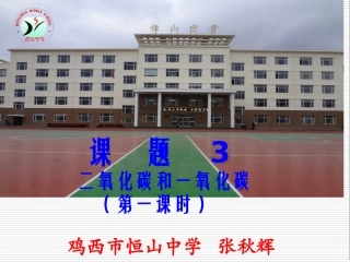 二氧化碳（第一课时）