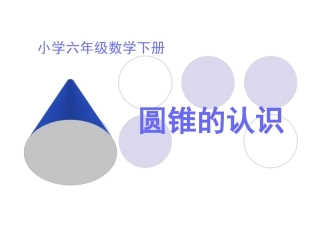 圆锥的认识 (4)