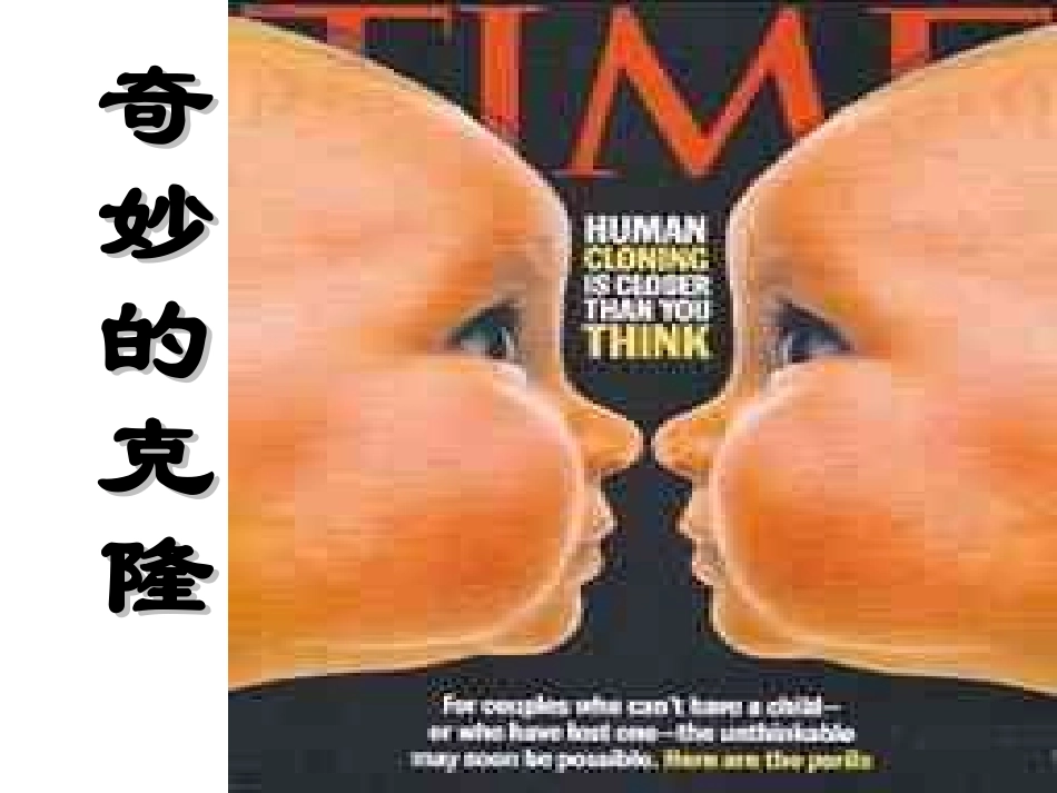 奇妙的克隆2_第1页