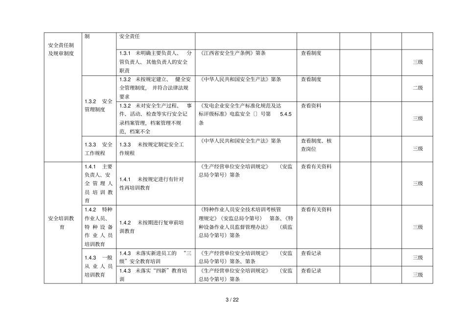 江西航电枢纽生产安全事故隐患排查分级实施指引_第3页