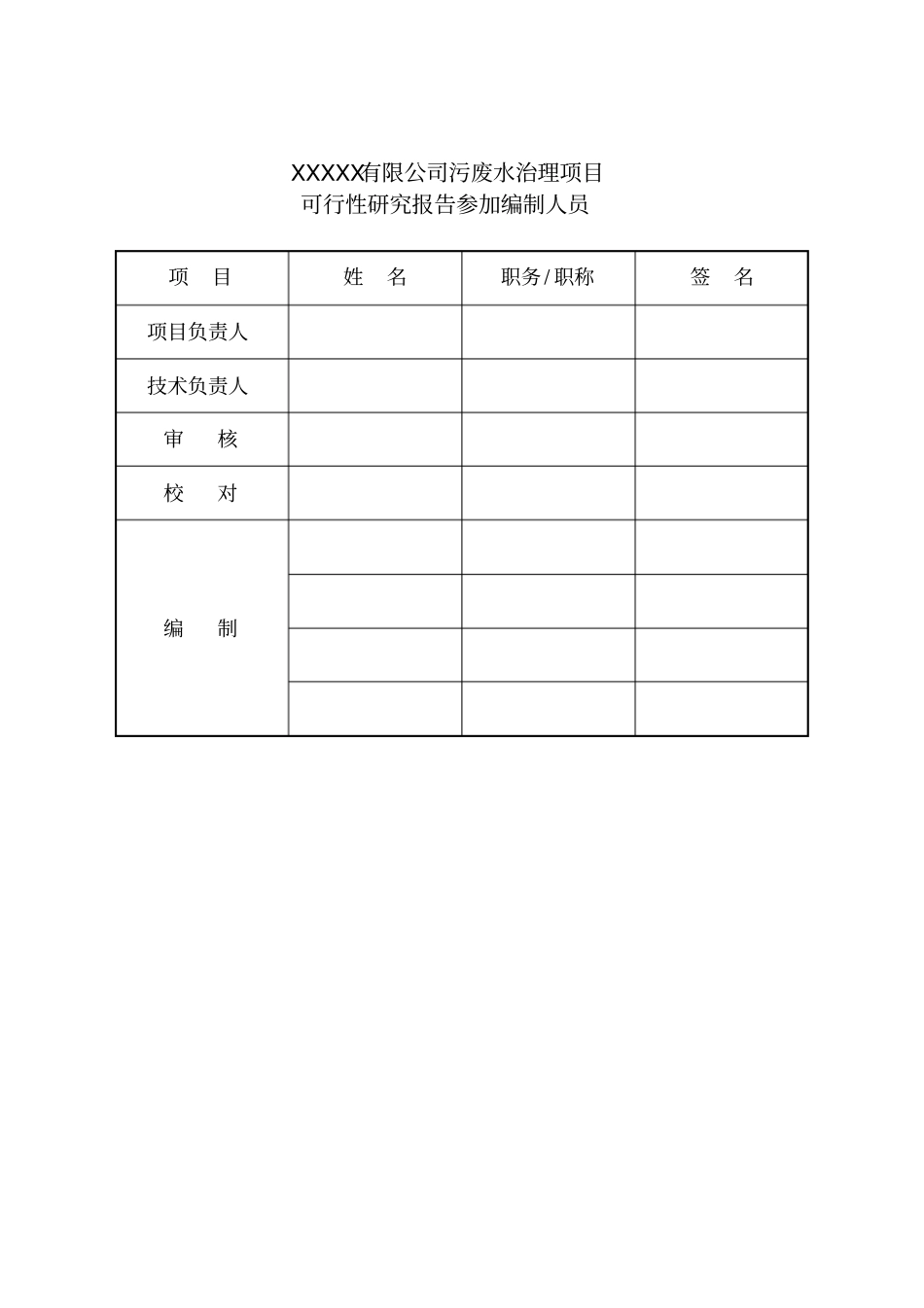 污废水治理项目可行性研究报告_第2页