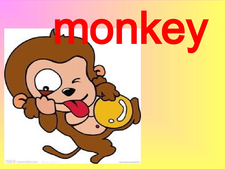 英语单词monkey_第2页