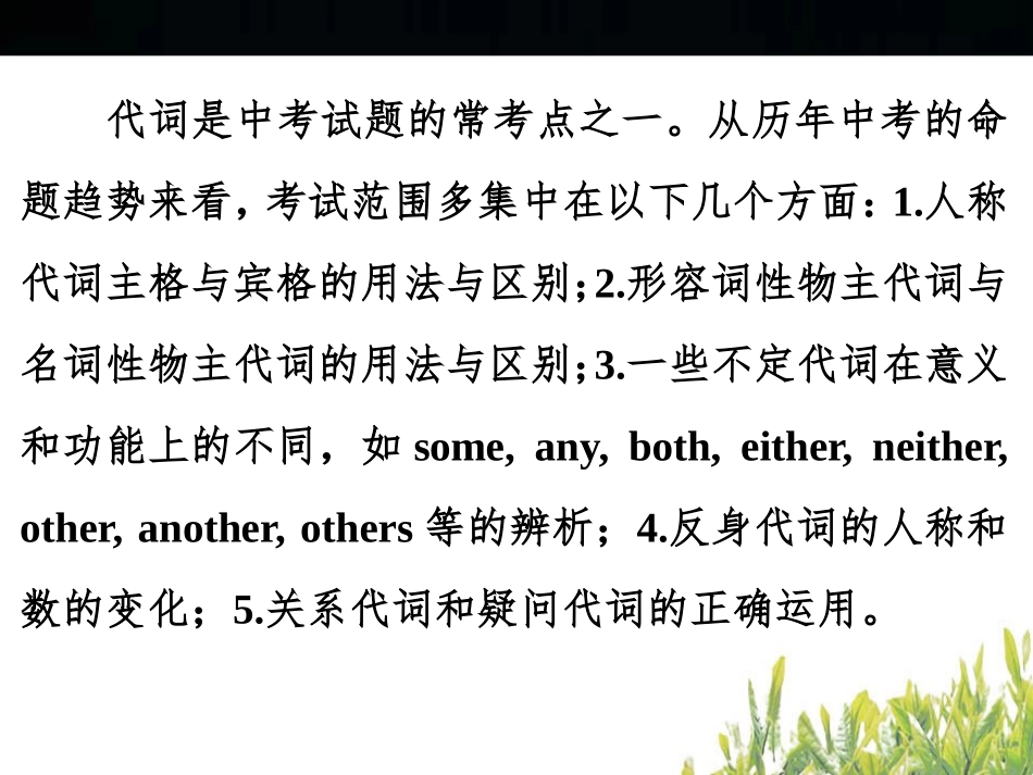 中考代词复习_第3页