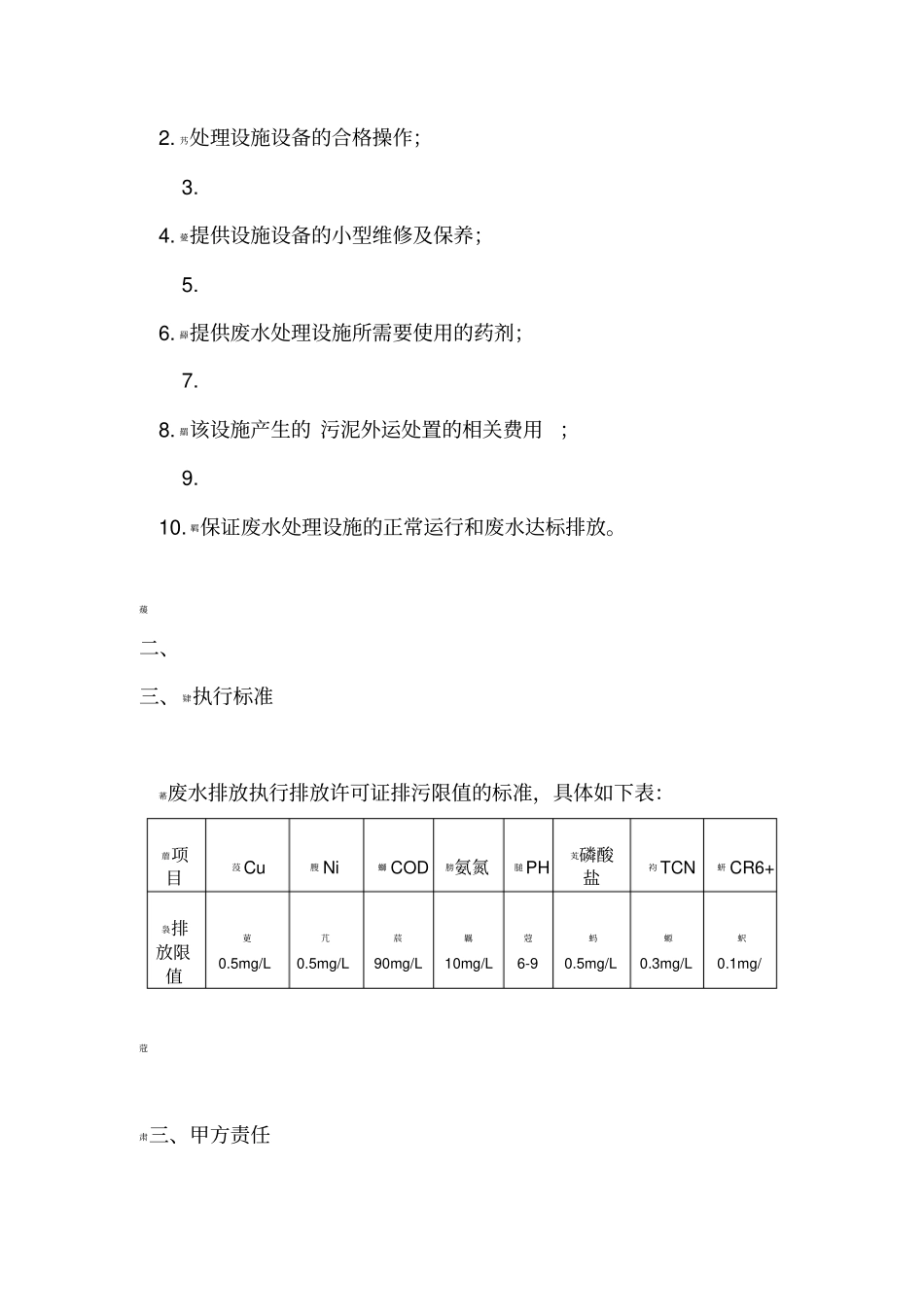 污水处理厂运营合同模板_第2页