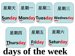 新起点英语四年级上册Unit2Ontheweekendlesson1