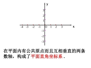 平面直角坐标系复习课
