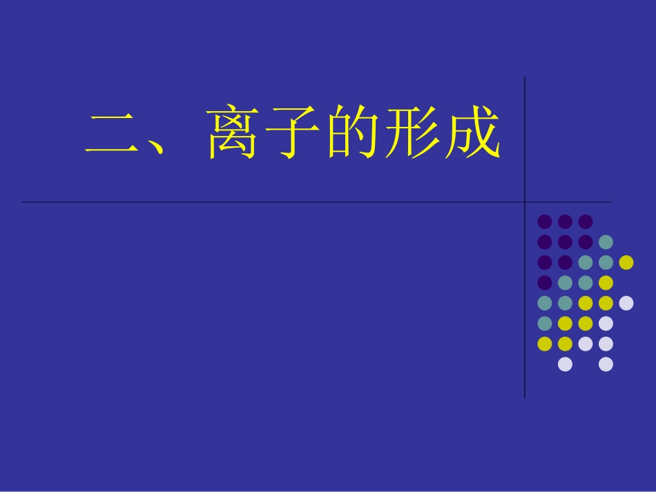 离子的形成课件_第1页