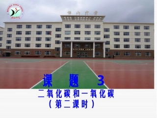 一氧化碳第二课时