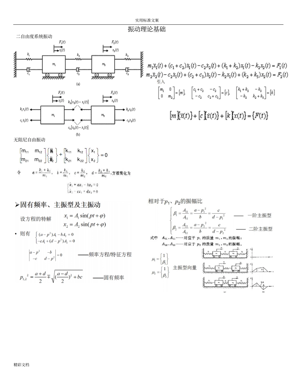 汽车的系统动力学复习资料4_第1页