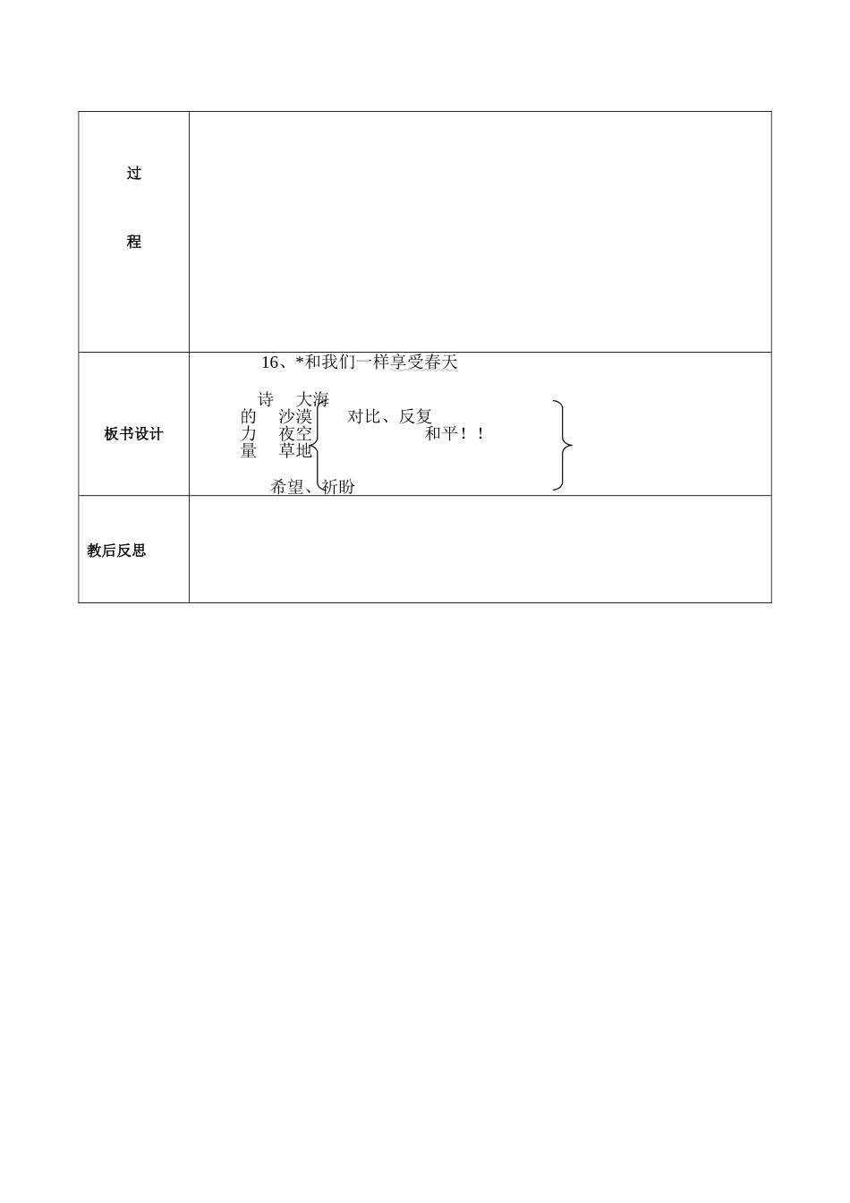 和我们一样享受春天教案_第3页