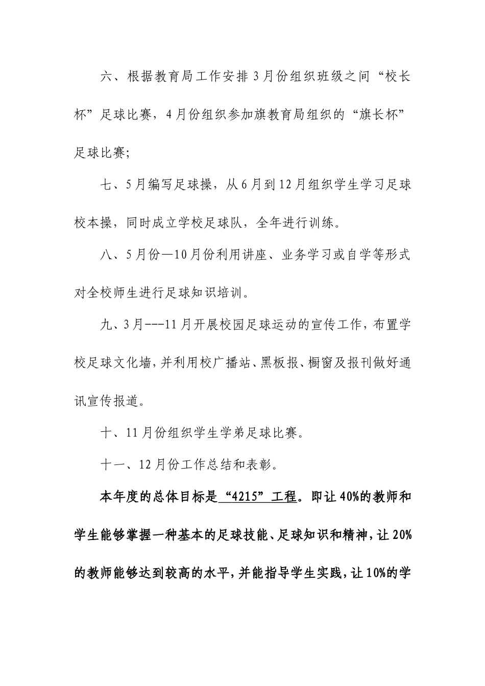 宝山中学2015年校园足球工作计划_第3页