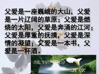 爸爸的花儿落了（上课用）