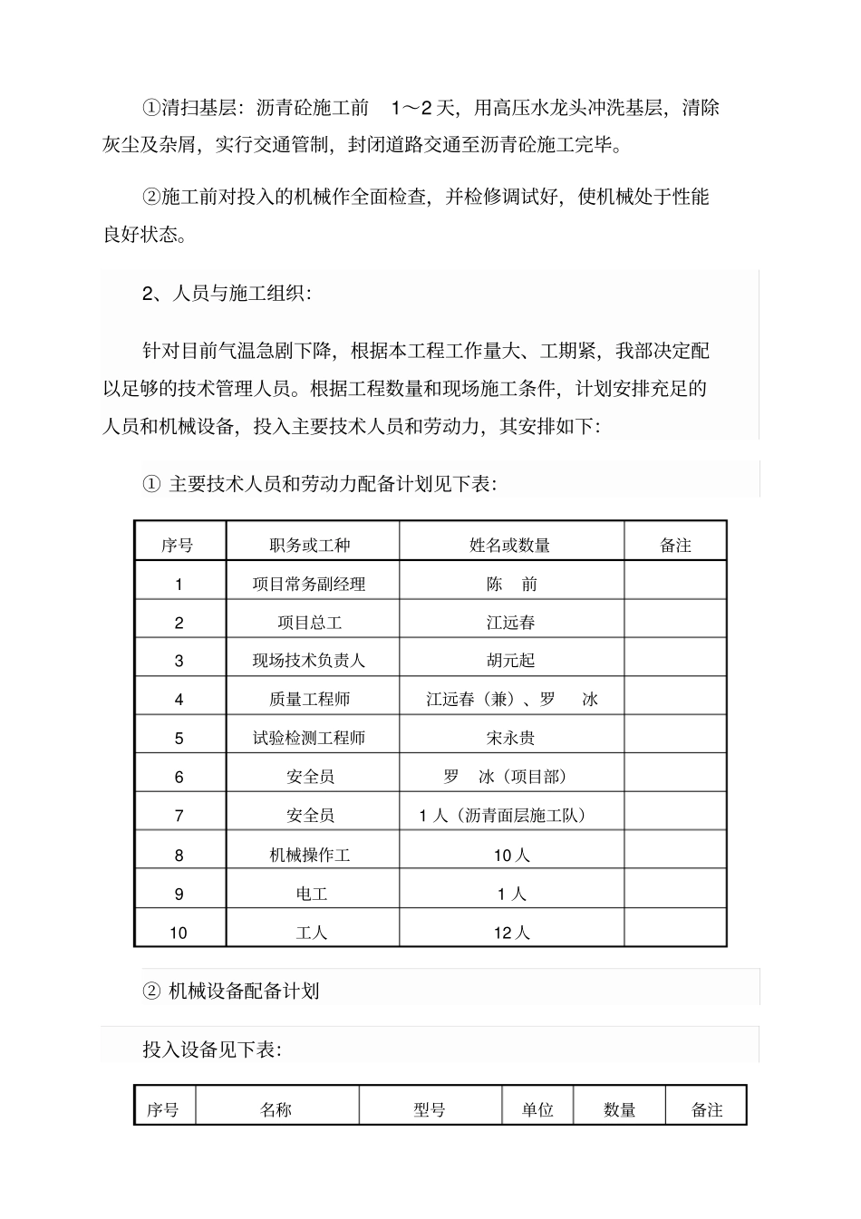 沥青混凝土面层施工方案_第2页