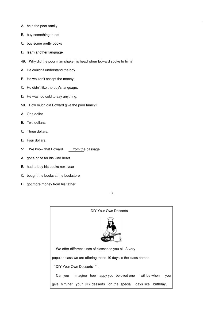 河北中考英语题型专项复习题型四阅读理解真题剖析_第3页