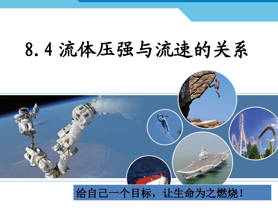 流体压强与流速的关系课件_第1页