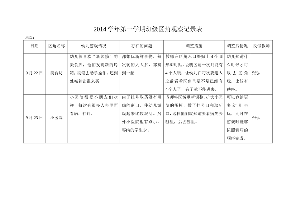 区角观察记录9月_第1页