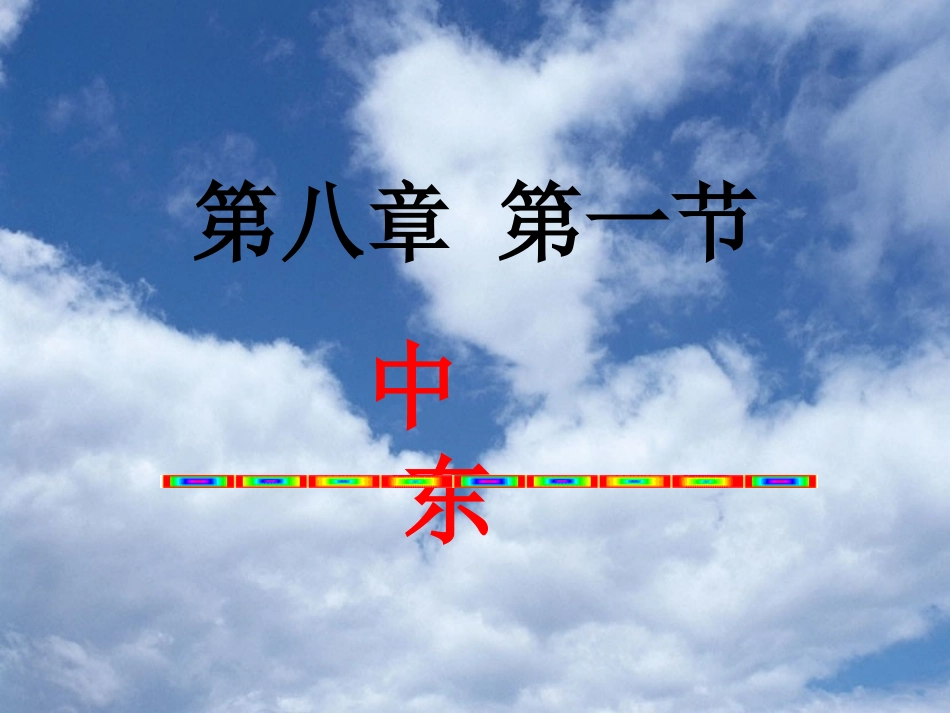 课件_地理：中东(人教新课标七年级下)吴雪梅_第3页