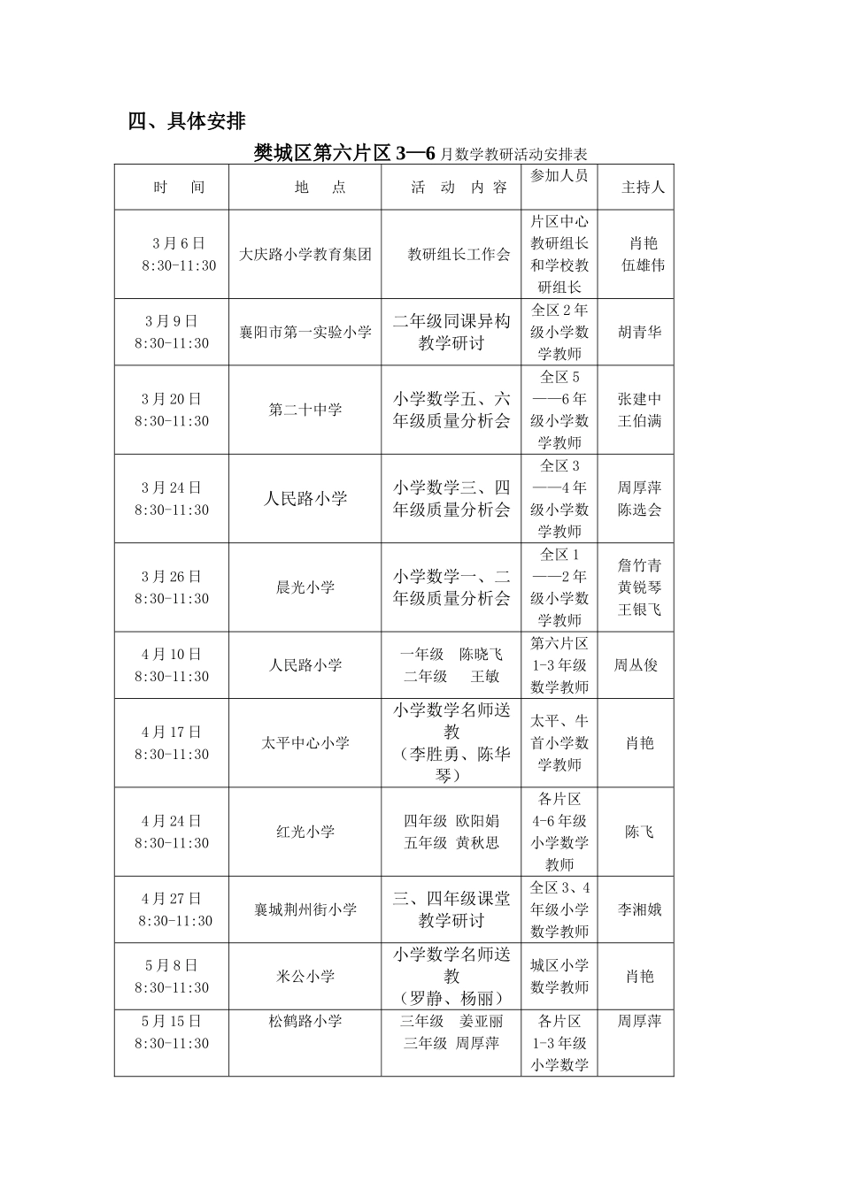 迎旭小学2014-2015年度数学教研组工作计划_第3页