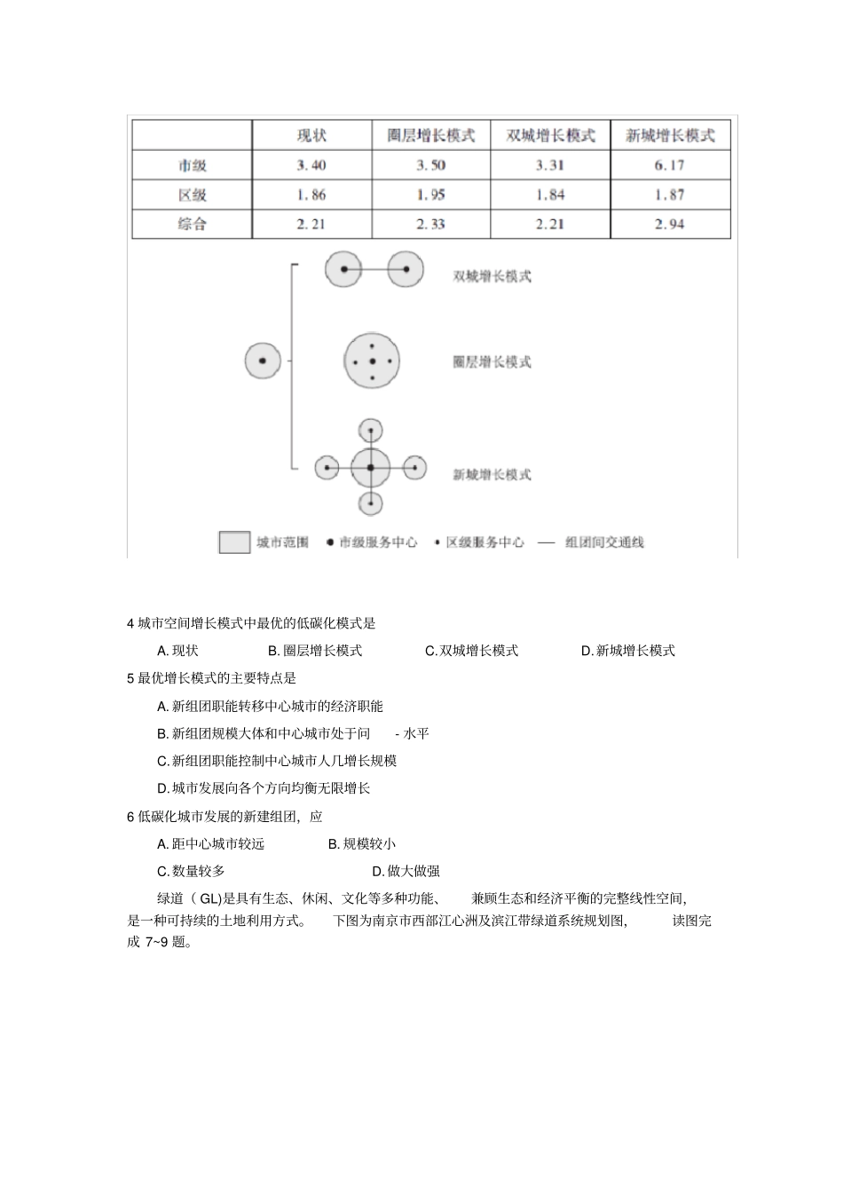 河北衡水中学2017届高三全国大联考文综地理_第2页