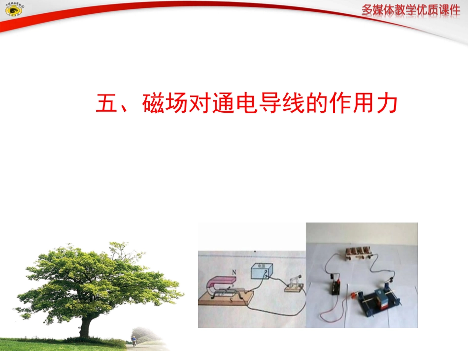 五、磁场对通电导线的作用力_第1页