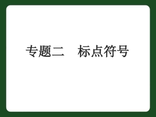 专题2——标点符号