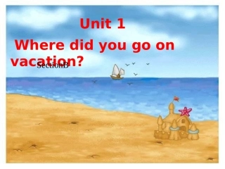 八年级上Unit1_Where_did_you_go_on_vacation_SectionB
