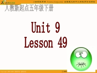 (人教新起点)五年级下册课件_unit9_lesson49(1)