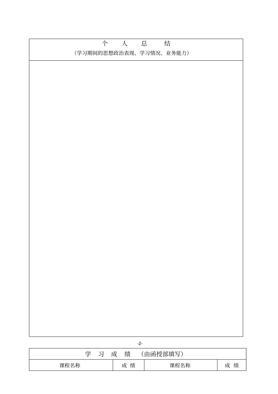 河海大学学位申请表_第3页