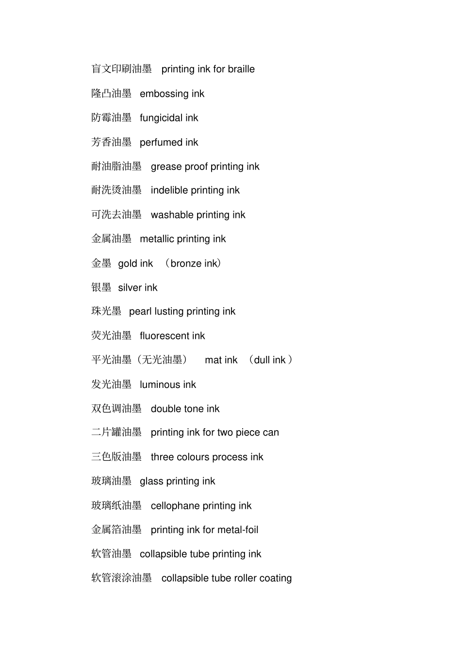 油墨术语大全_第2页